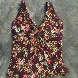 Rosewood Vines Tankini top